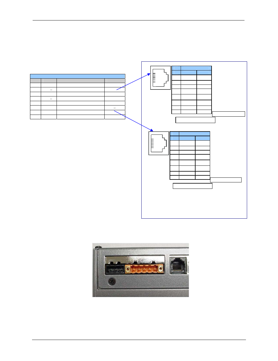 Figure 5.2: mj serial port connectors | Horner APG RX371 OCS HERX371C101 User Manual | Page 26 / 124