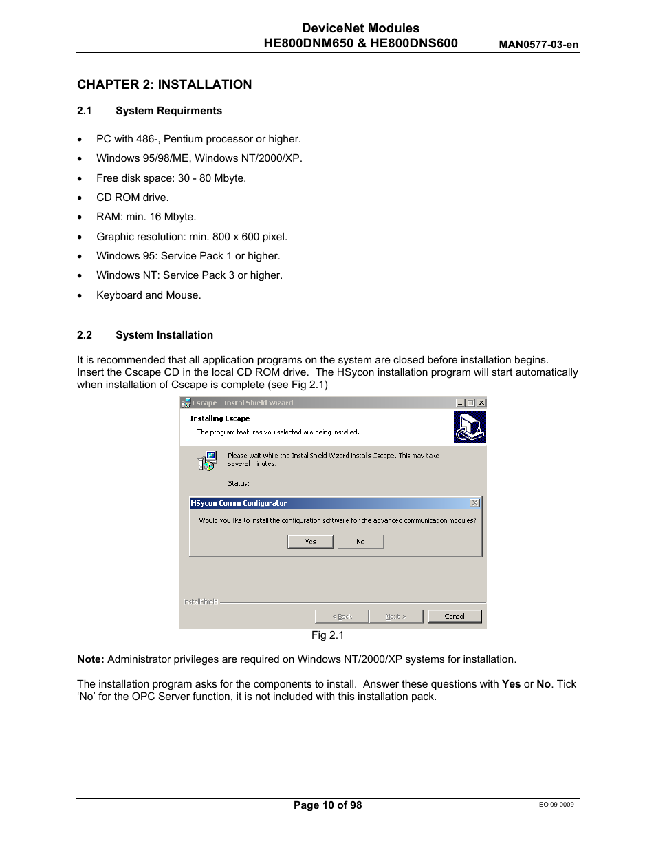 Horner APG SmartStack I/O HE800DNS600/HEDNS600 User Manual | Page 10 / 98