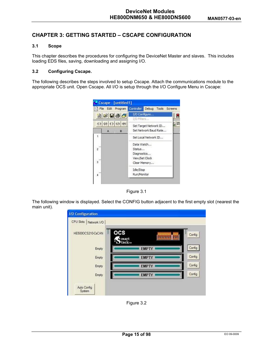 Horner APG SmartStack I/O HE800DNS600/HEDNS600 User Manual | Page 15 / 98