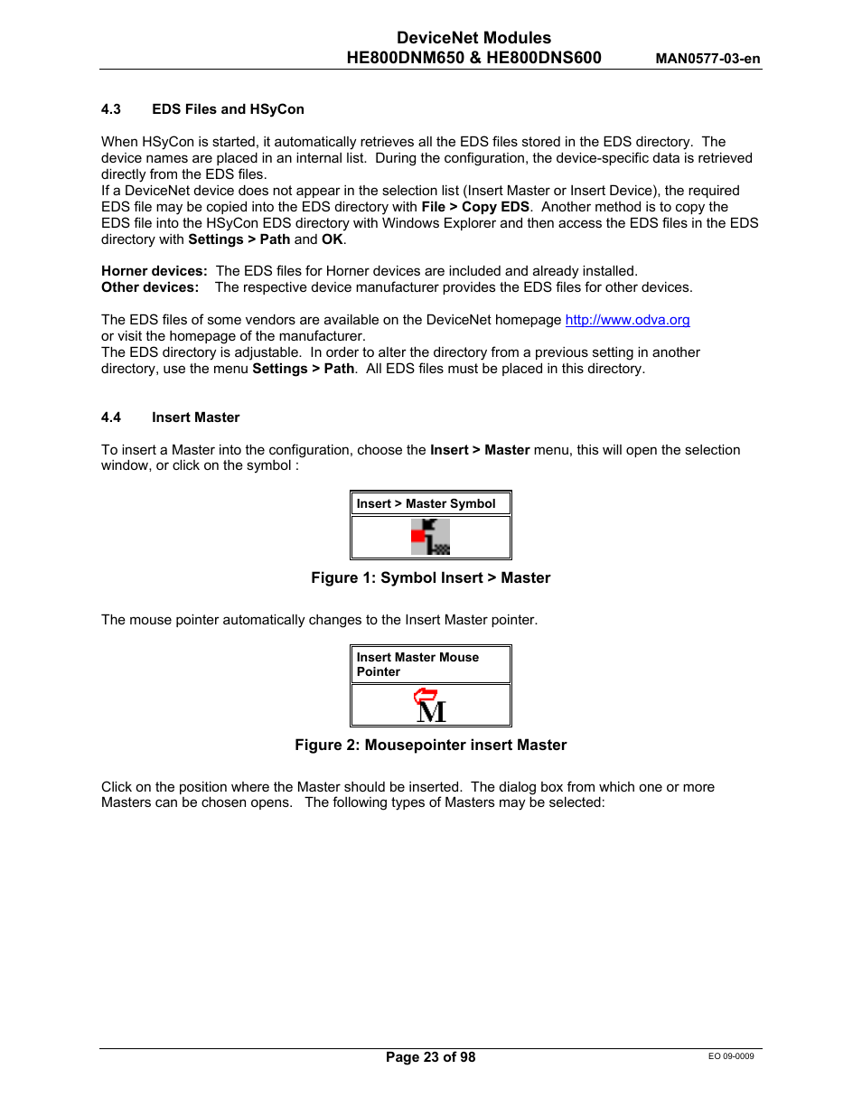 Horner APG SmartStack I/O HE800DNS600/HEDNS600 User Manual | Page 23 / 98