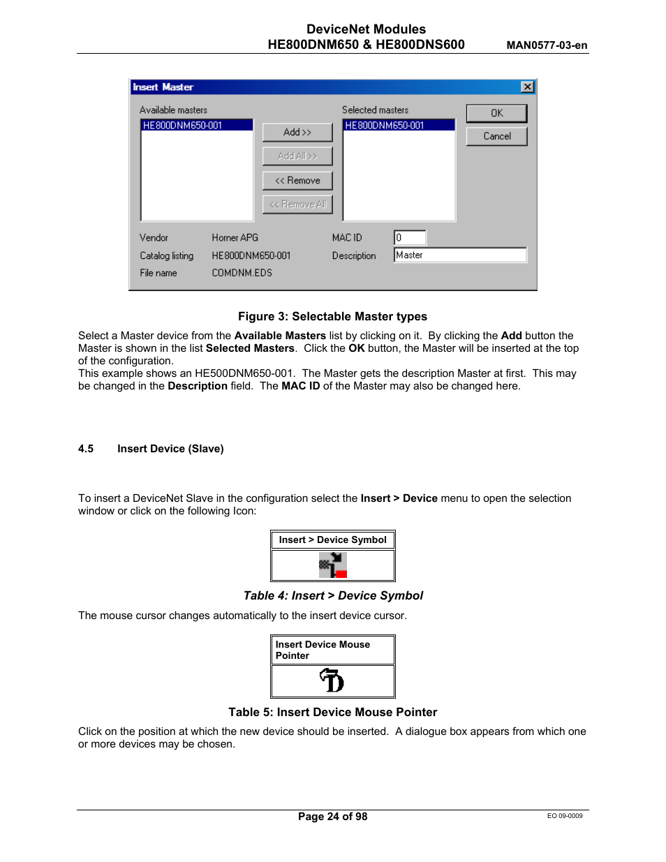 Horner APG SmartStack I/O HE800DNS600/HEDNS600 User Manual | Page 24 / 98