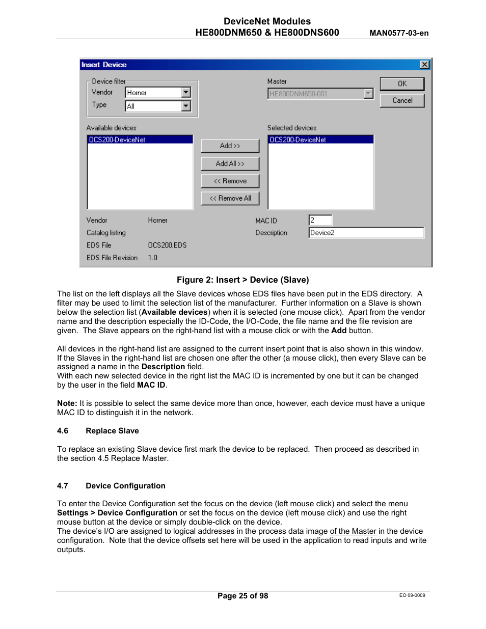 Horner APG SmartStack I/O HE800DNS600/HEDNS600 User Manual | Page 25 / 98