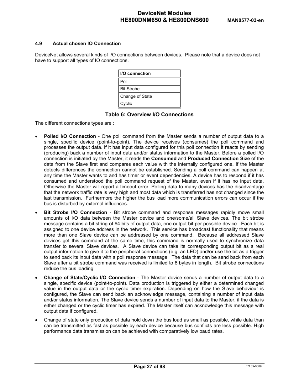 Horner APG SmartStack I/O HE800DNS600/HEDNS600 User Manual | Page 27 / 98