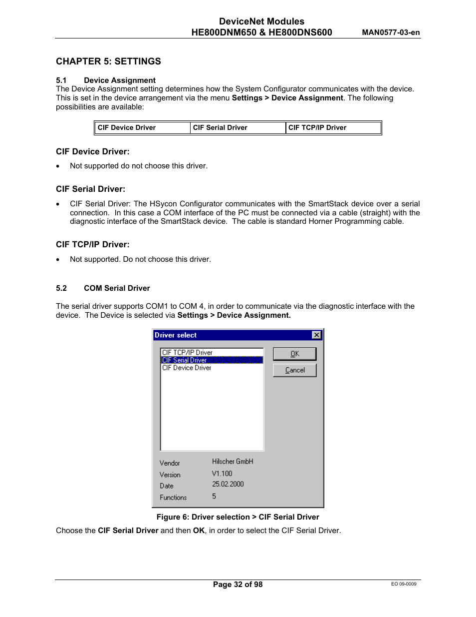 Horner APG SmartStack I/O HE800DNS600/HEDNS600 User Manual | Page 32 / 98