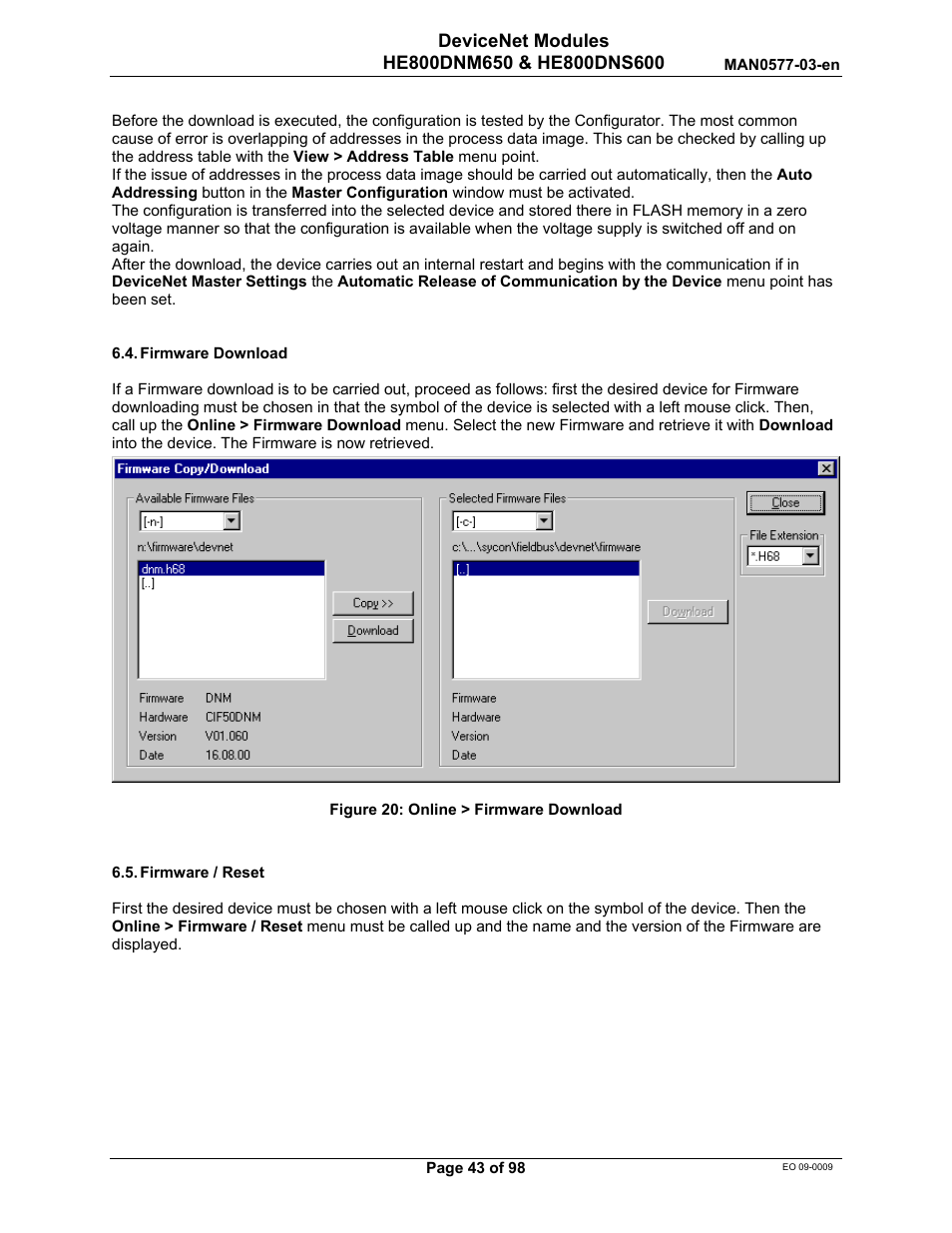 Horner APG SmartStack I/O HE800DNS600/HEDNS600 User Manual | Page 43 / 98