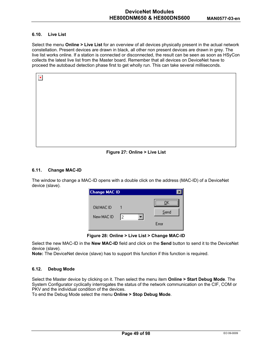 Horner APG SmartStack I/O HE800DNS600/HEDNS600 User Manual | Page 49 / 98