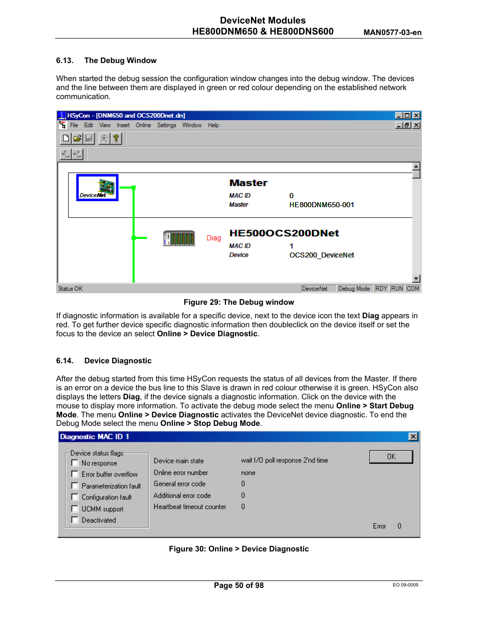 Horner APG SmartStack I/O HE800DNS600/HEDNS600 User Manual | Page 50 / 98