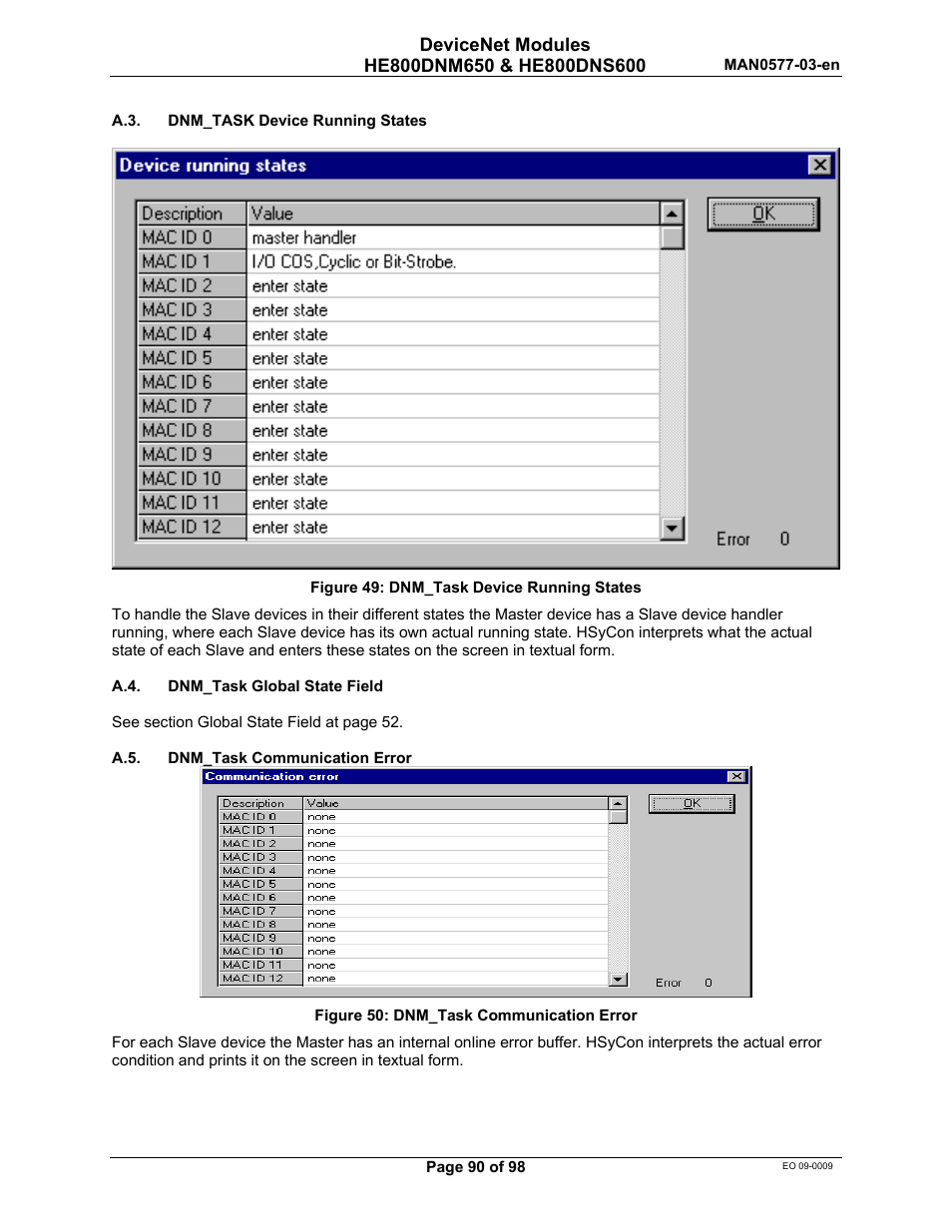 Horner APG SmartStack I/O HE800DNS600/HEDNS600 User Manual | Page 90 / 98
