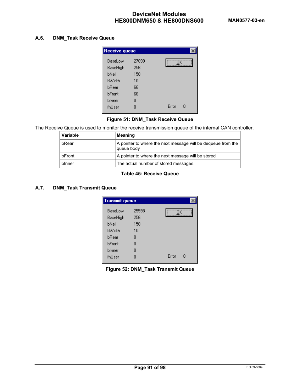 Horner APG SmartStack I/O HE800DNS600/HEDNS600 User Manual | Page 91 / 98
