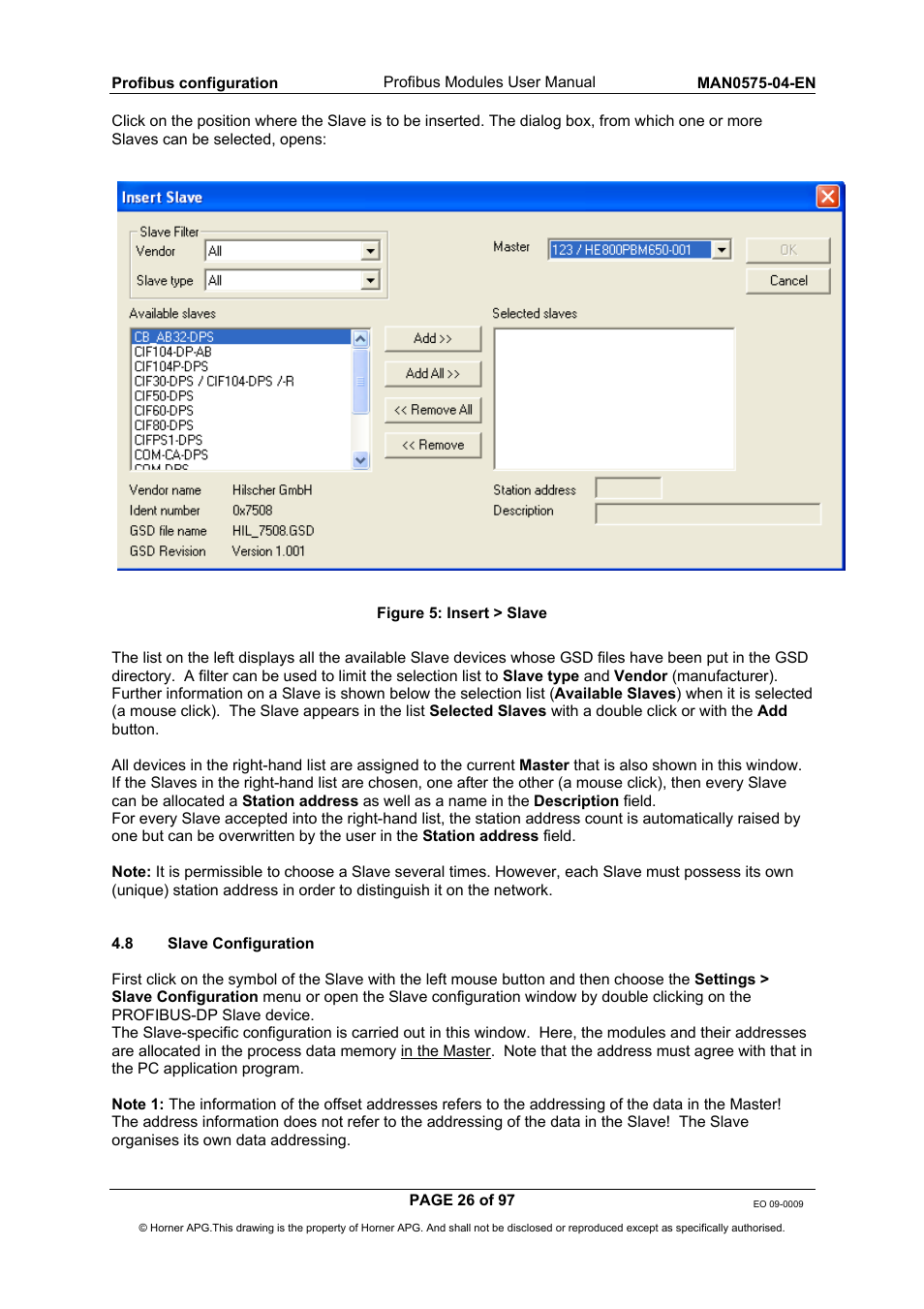 Horner APG SmartStack I/O HE800PBS600/HEPBS600 User Manual | Page 26 / 97