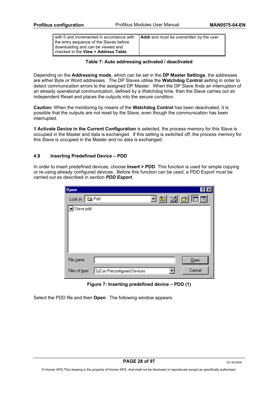 Horner APG SmartStack I/O HE800PBS600/HEPBS600 User Manual | Page 28 / 97