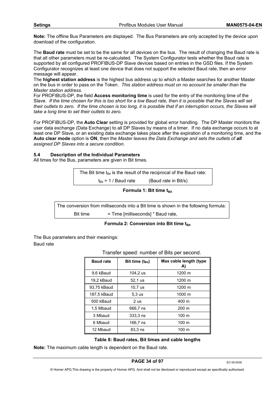 Horner APG SmartStack I/O HE800PBS600/HEPBS600 User Manual | Page 34 / 97