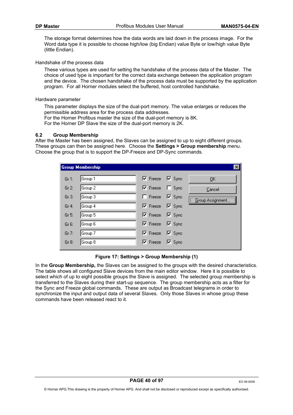 Horner APG SmartStack I/O HE800PBS600/HEPBS600 User Manual | Page 40 / 97