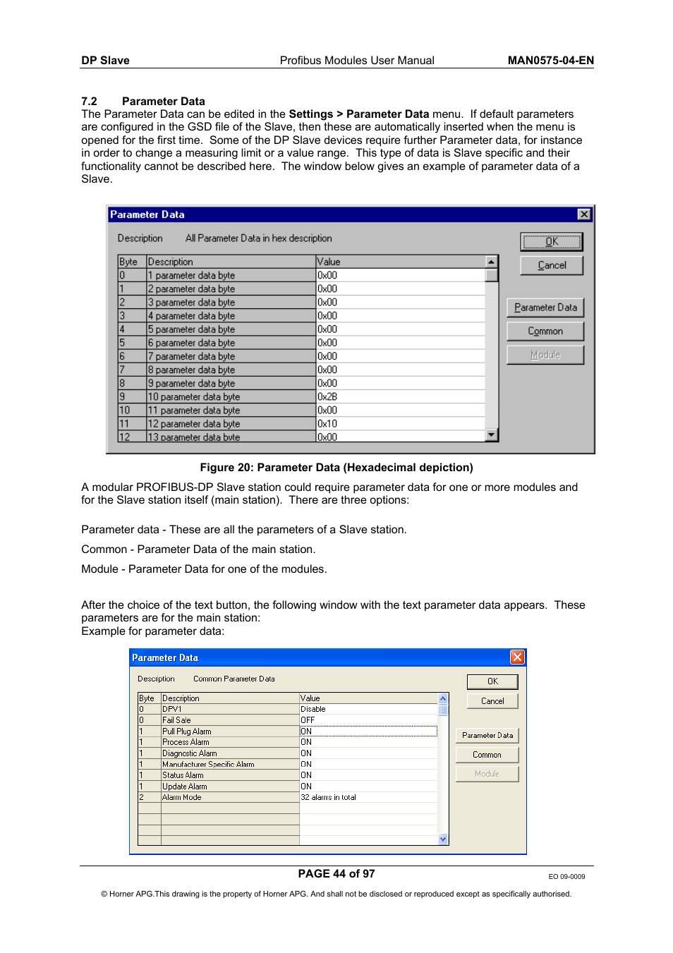 Horner APG SmartStack I/O HE800PBS600/HEPBS600 User Manual | Page 44 / 97