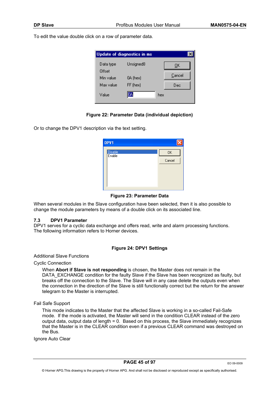 Horner APG SmartStack I/O HE800PBS600/HEPBS600 User Manual | Page 45 / 97