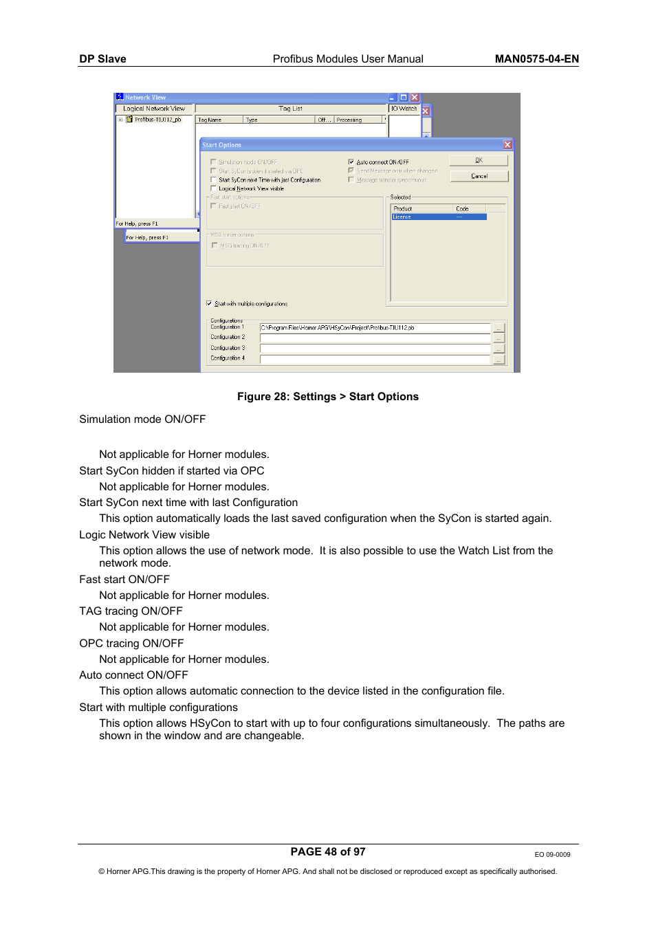 Horner APG SmartStack I/O HE800PBS600/HEPBS600 User Manual | Page 48 / 97