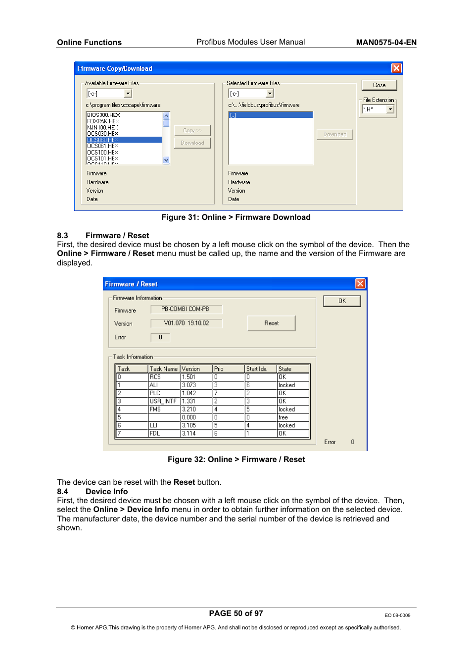 Horner APG SmartStack I/O HE800PBS600/HEPBS600 User Manual | Page 50 / 97