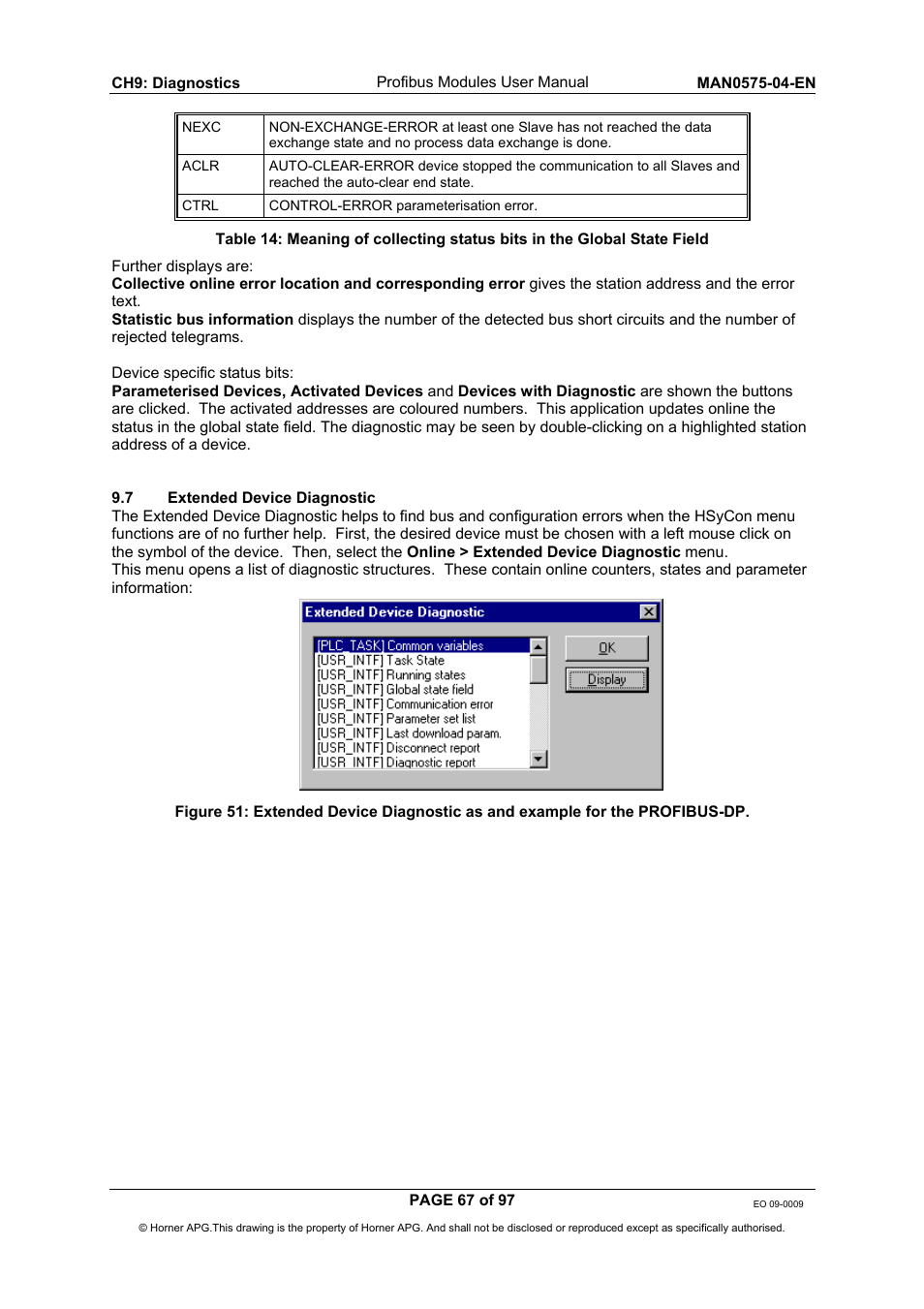 Horner APG SmartStack I/O HE800PBS600/HEPBS600 User Manual | Page 67 / 97