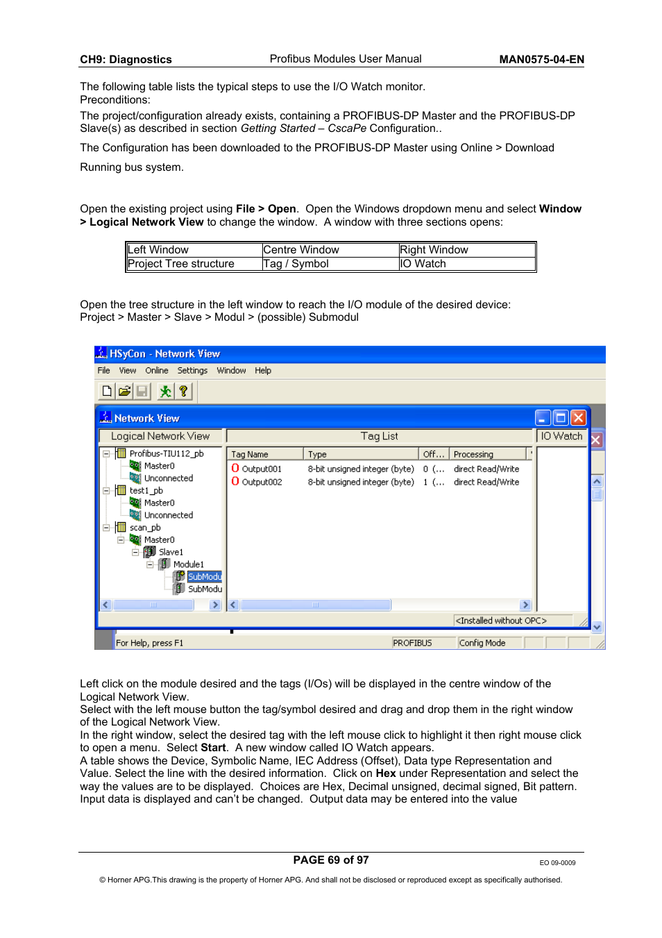 Horner APG SmartStack I/O HE800PBS600/HEPBS600 User Manual | Page 69 / 97