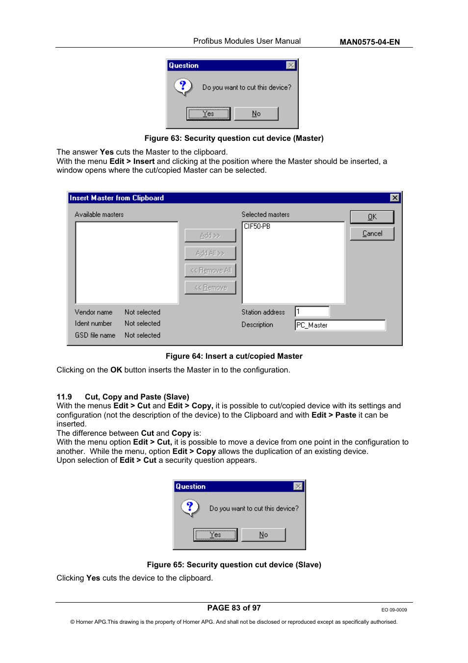 Horner APG SmartStack I/O HE800PBS600/HEPBS600 User Manual | Page 83 / 97
