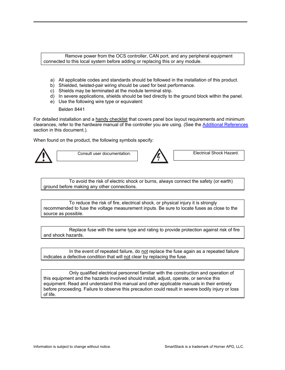 Horner APG SmartStack I/O HE-ADC110 User Manual | Page 5 / 8
