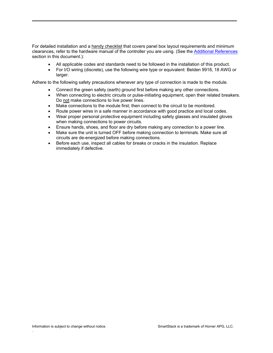 Horner APG SmartStack I/O HE-ADC110 User Manual | Page 6 / 8