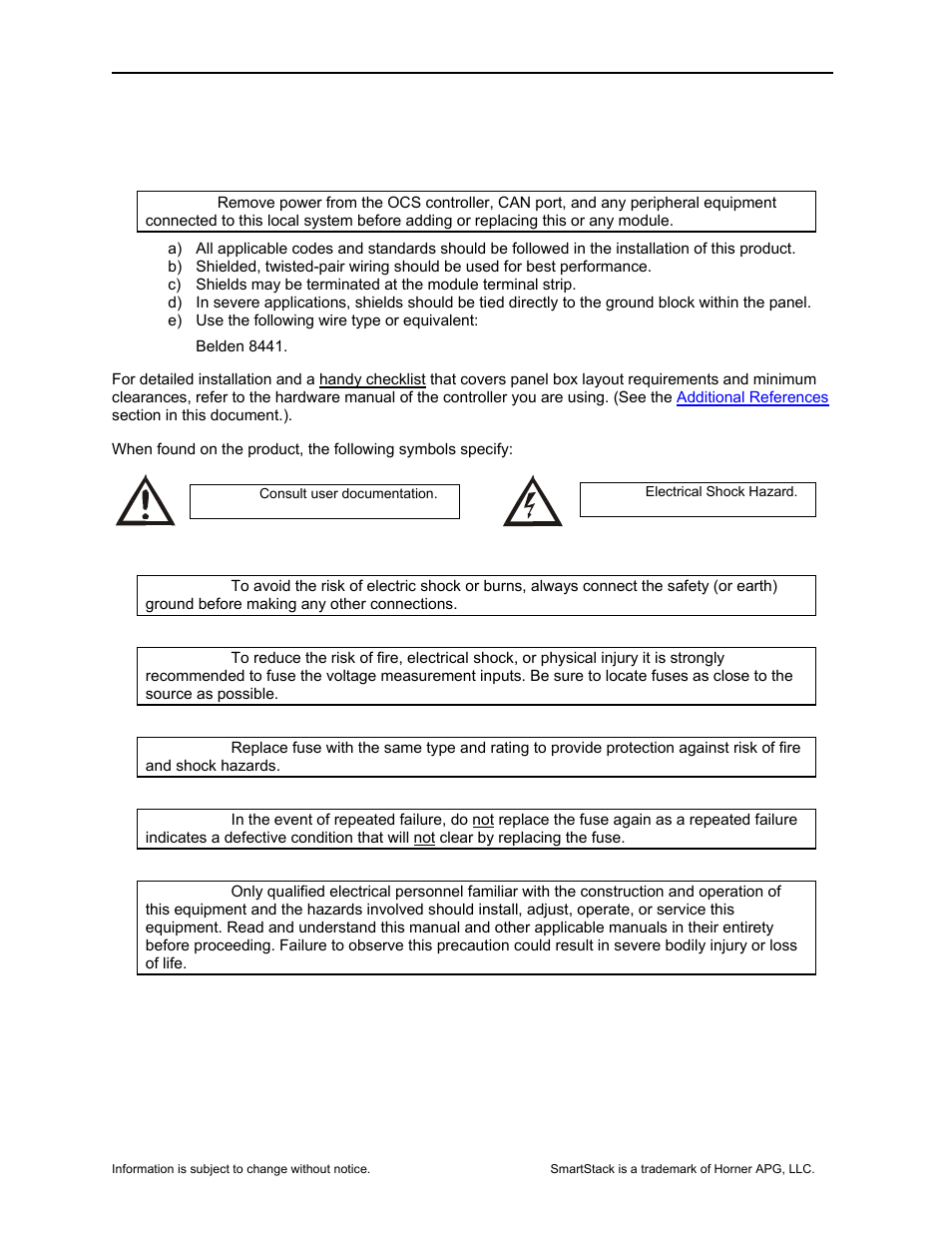 Horner APG SmartStack I/O HE-ADC120 User Manual | Page 5 / 8