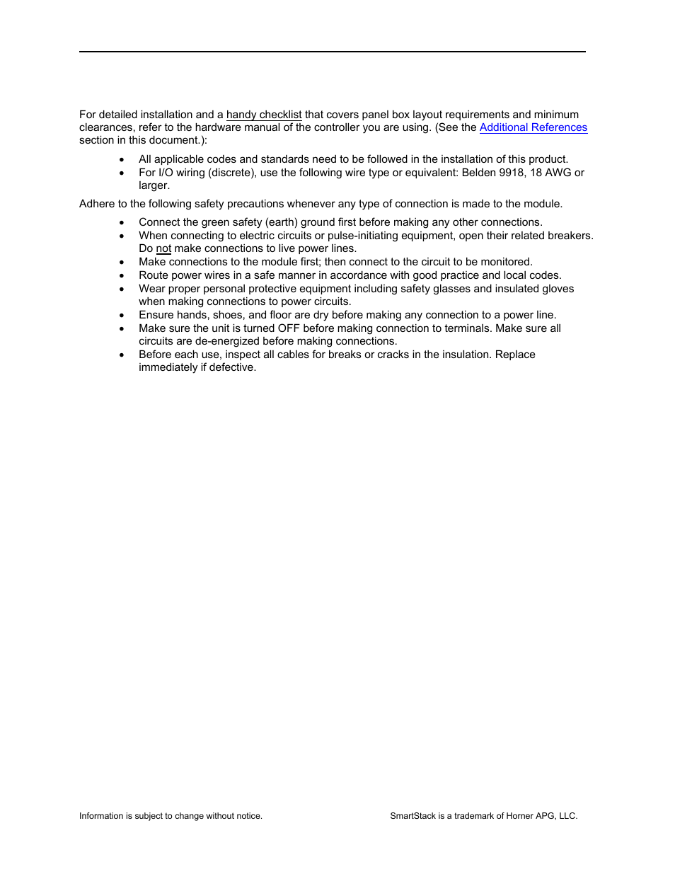 Horner APG SmartStack I/O HE-DIQ712 User Manual | Page 8 / 10