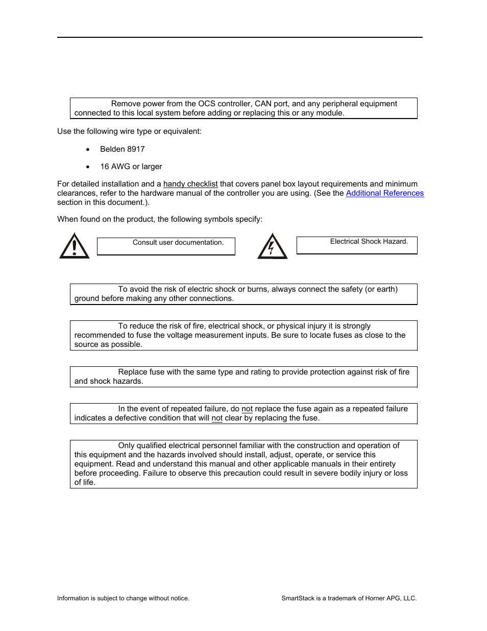 Horner APG SmartStack I/O HE-DIQ722 User Manual | Page 7 / 10