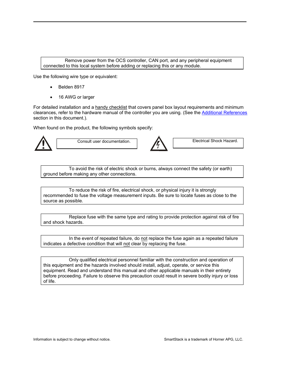 Horner APG SmartStack I/O HE-HSC600 User Manual | Page 5 / 8