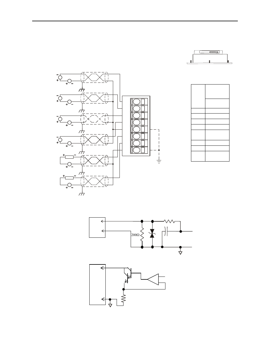 3internal circuit schematic | Horner APG SmartStack I/O HE-MIX902* User Manual | Page 3 / 10