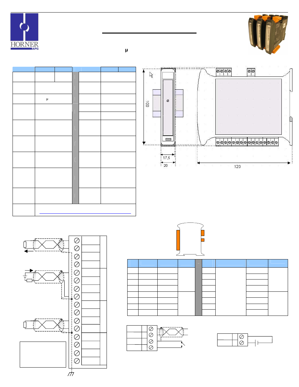 Horner APG SmartMod HE359DAC107 User Manual | 2 pages