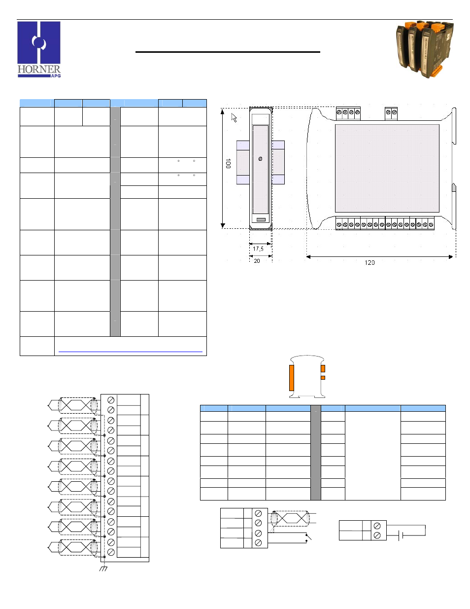 Horner APG SmartMod HE359THM200 User Manual | 2 pages