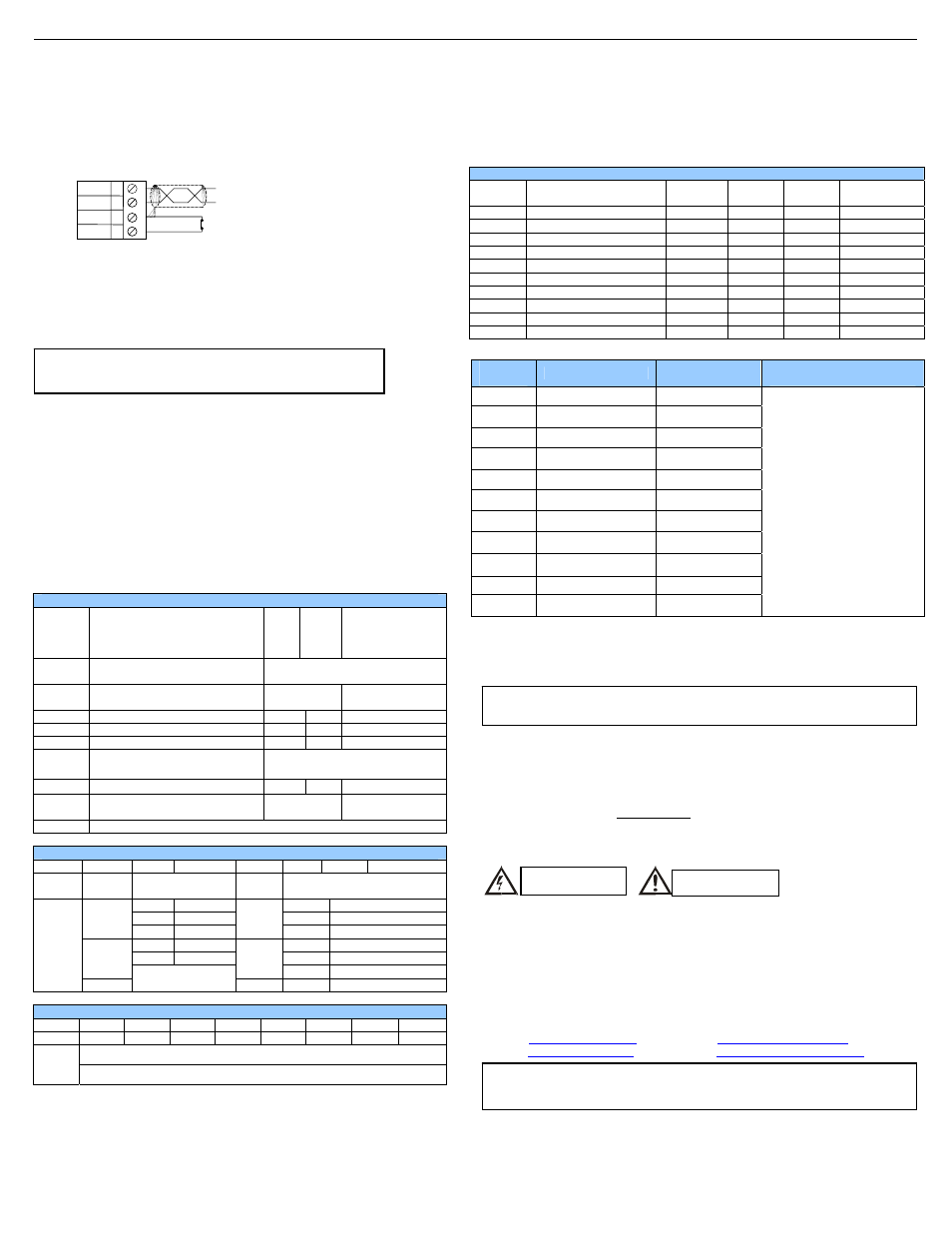 3 init default setup, 4 configuration data, 5 input/output data | 6 installation / safety, 7 technical support | Horner APG SmartMod HE359ADC2201 User Manual | Page 2 / 2