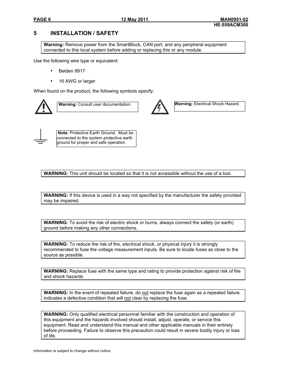 Horner APG SmartBlock HE-579ACM300 User Manual | Page 6 / 7