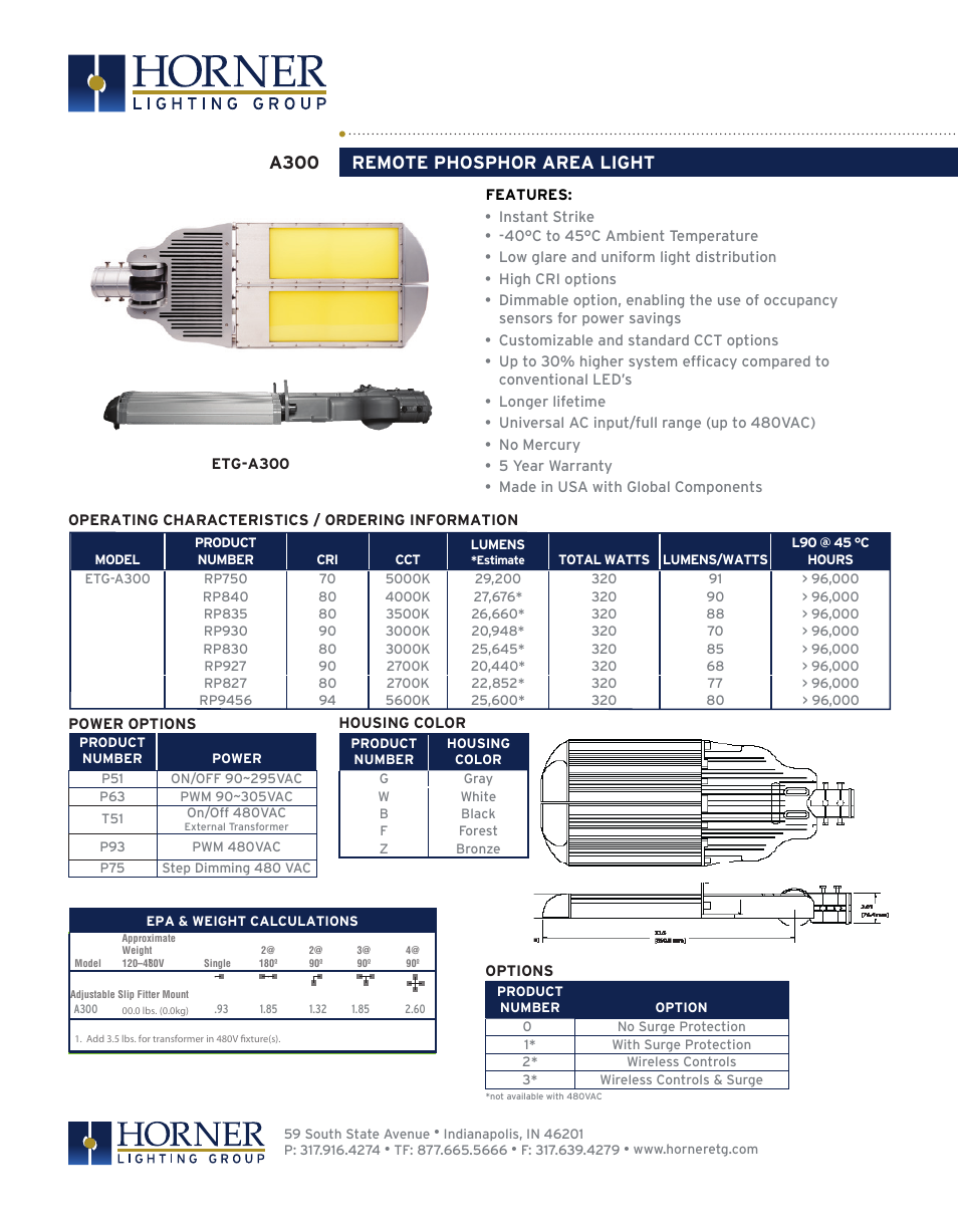 Horner APG A-300 User Manual | 2 pages