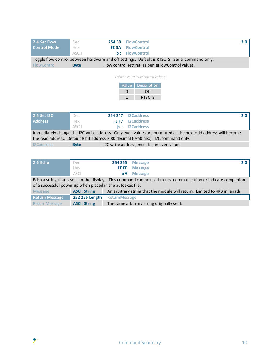 Matrix Orbital GTT70A User Manual | Page 14 / 53