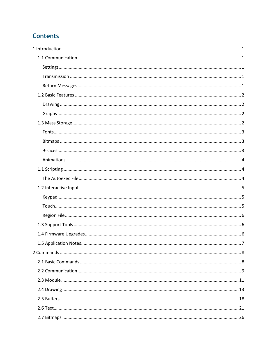 Matrix Orbital GTT70A User Manual | Page 3 / 53