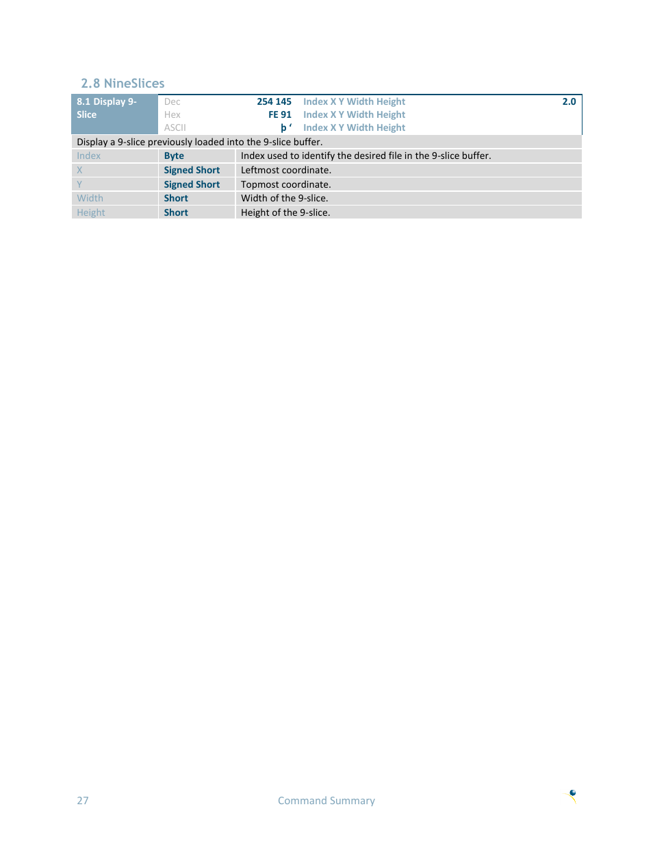 8 nineslices | Matrix Orbital GTT70A User Manual | Page 31 / 53