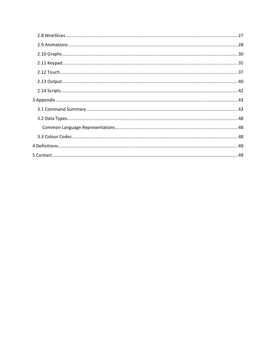 Matrix Orbital GTT70A User Manual | Page 4 / 53