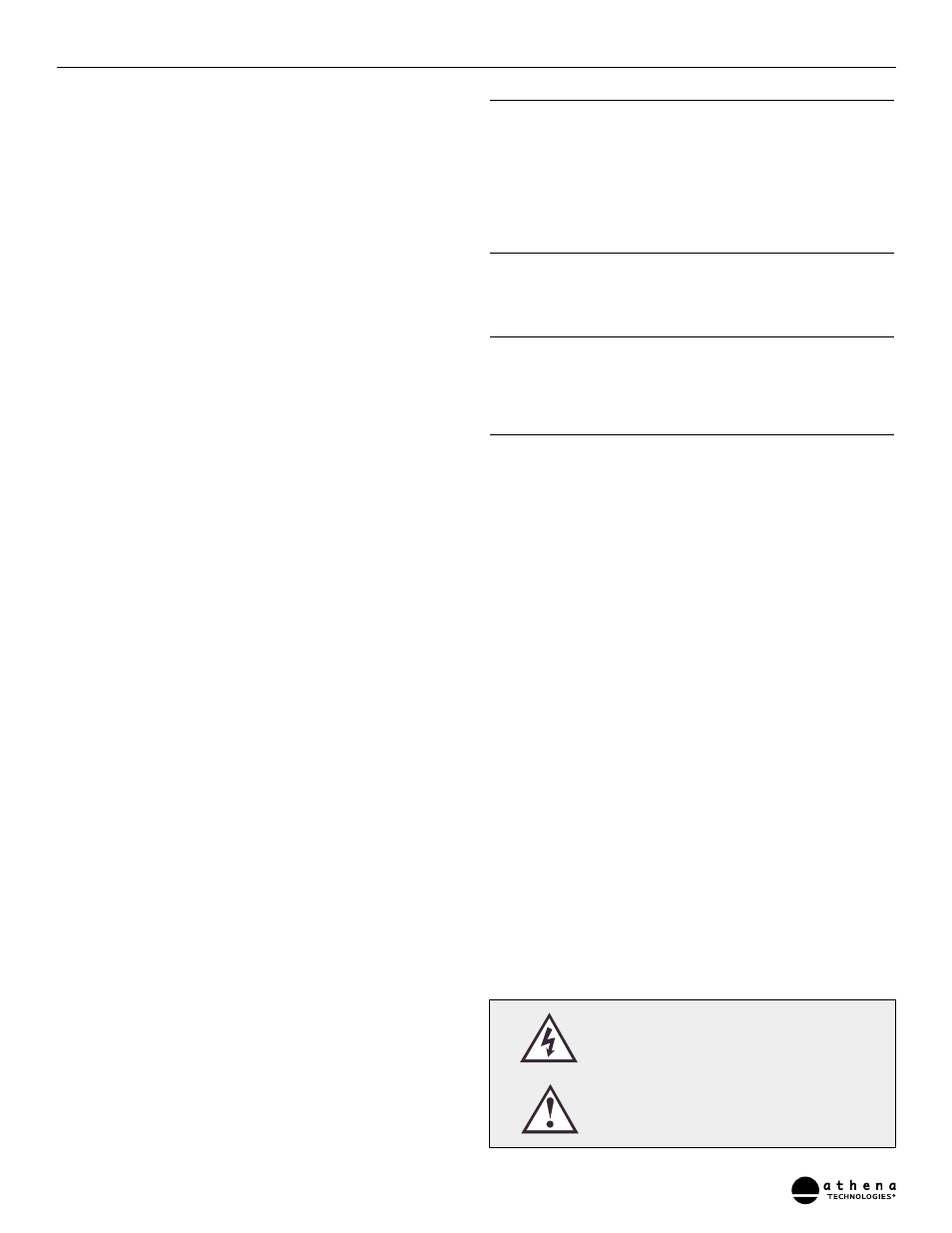 Important safety instructions - read carefully, Introduction, Break-in period | Company background | Athena Technologies AS-P400 User Manual | Page 2 / 12