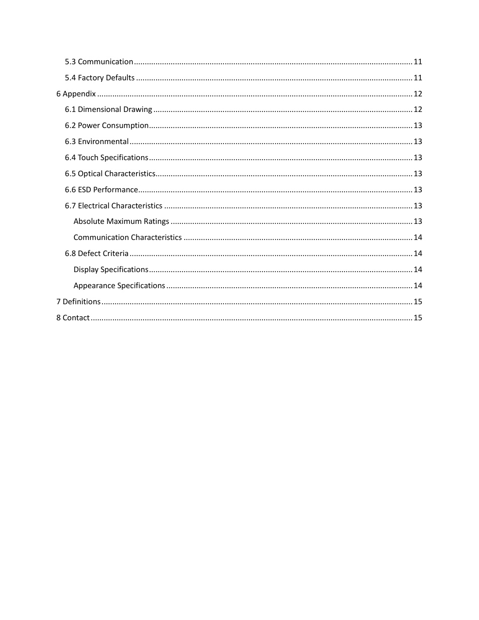 Matrix Orbital GTT70A User Manual | Page 4 / 19