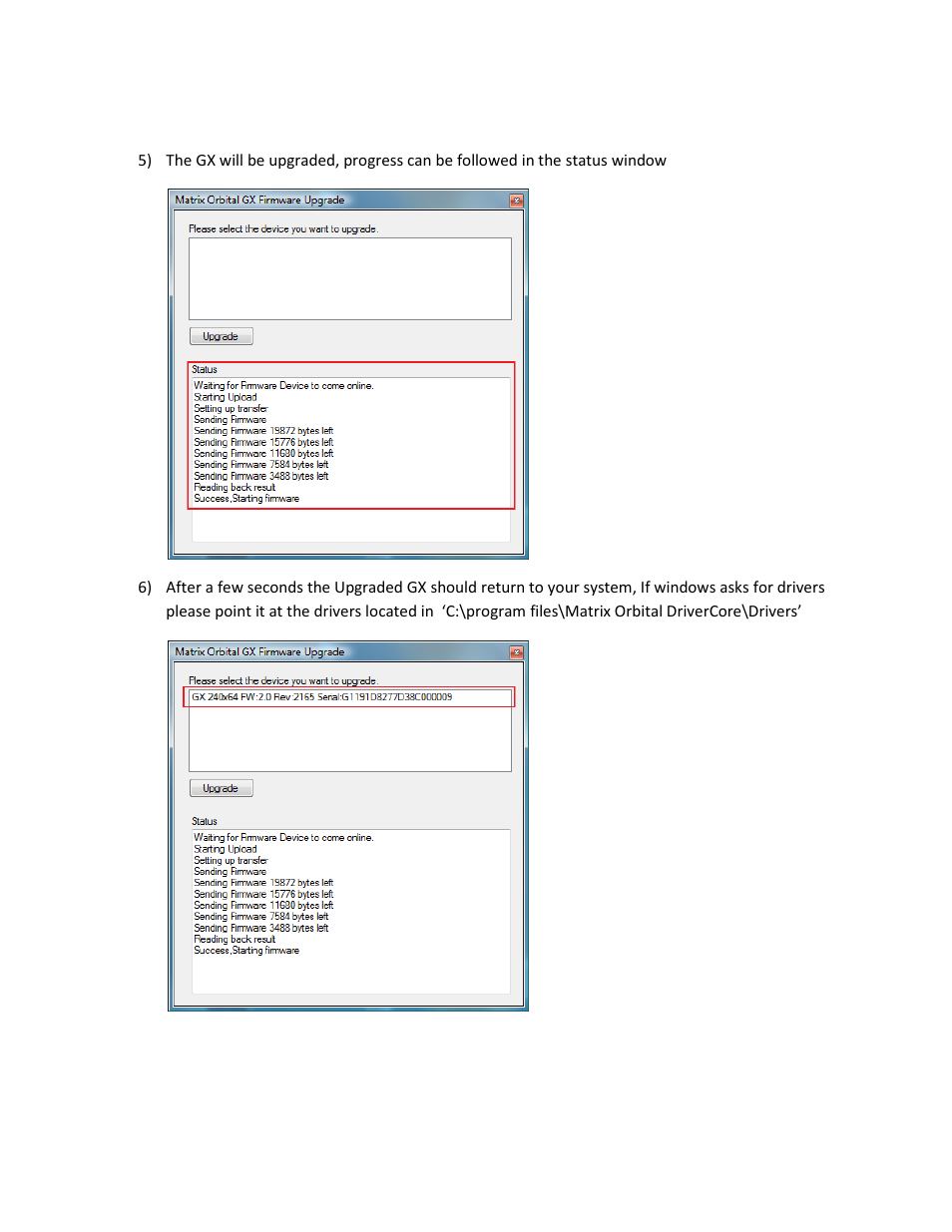 Matrix Orbital GX24064 User Manual | Page 12 / 24