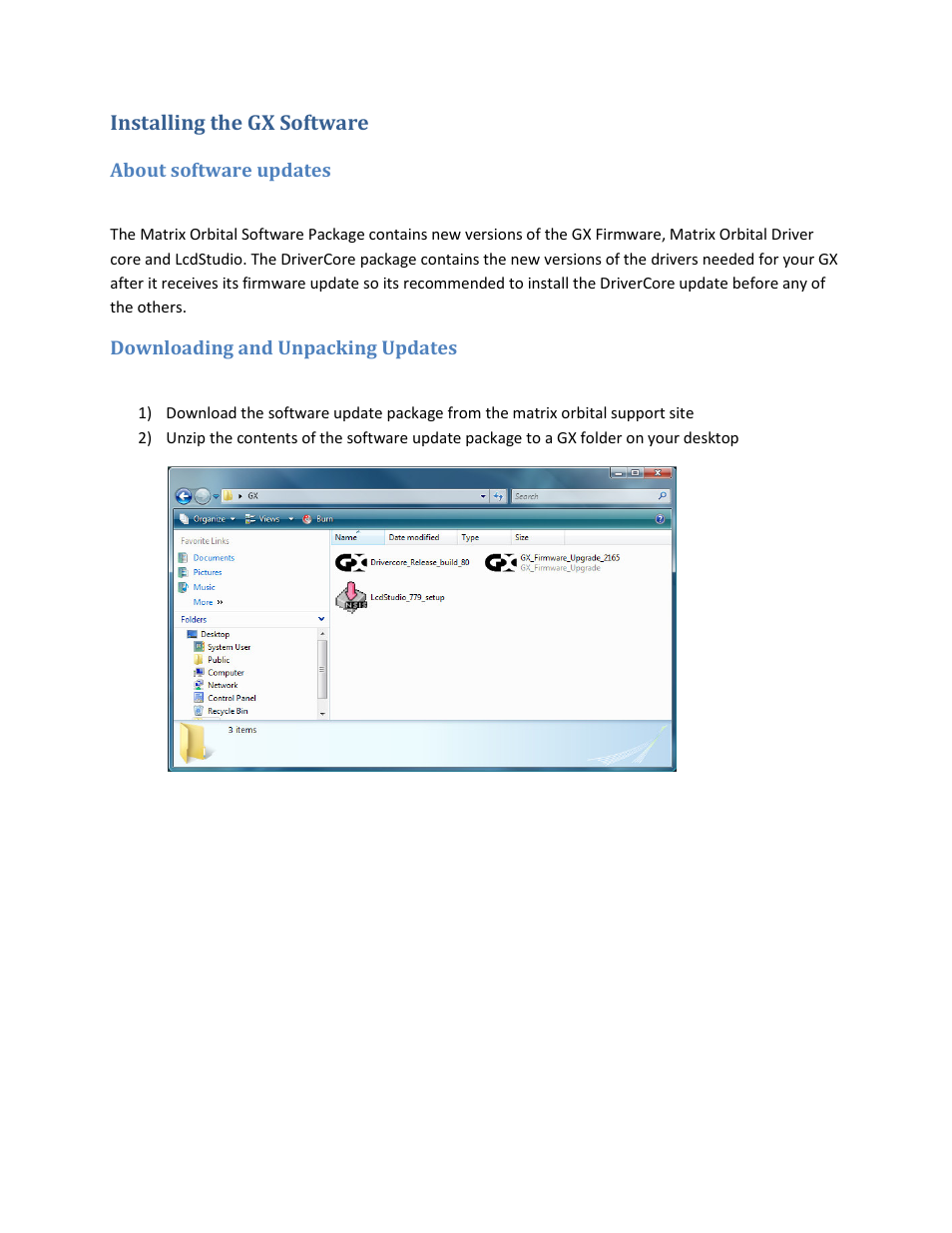 Matrix Orbital GX24064 User Manual | Page 5 / 24