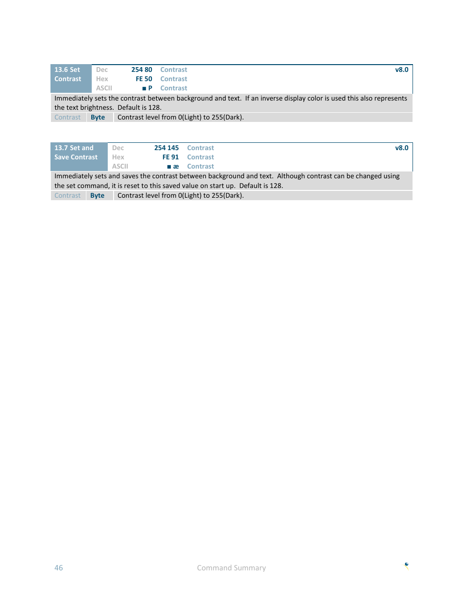 Matrix Orbital GLK24064R-25-1U User Manual | Page 51 / 72