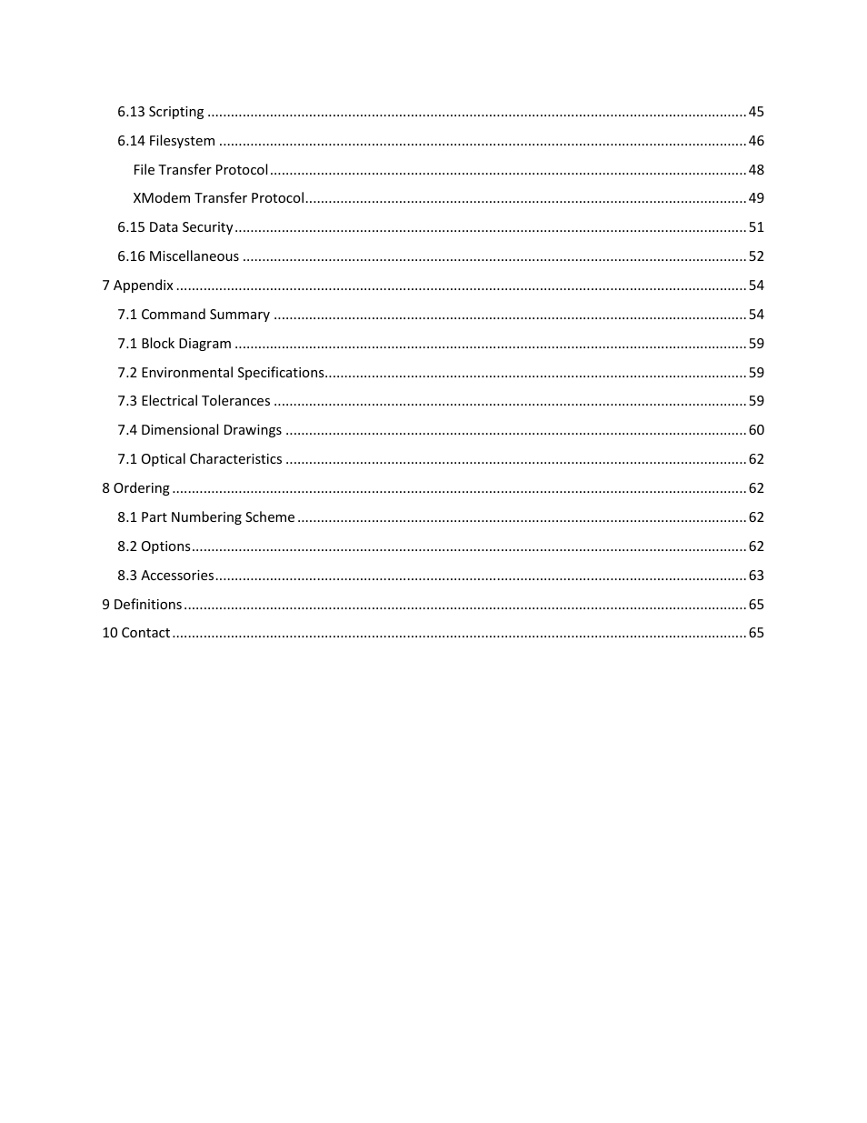 Matrix Orbital GLK240128-25 User Manual | Page 5 / 70