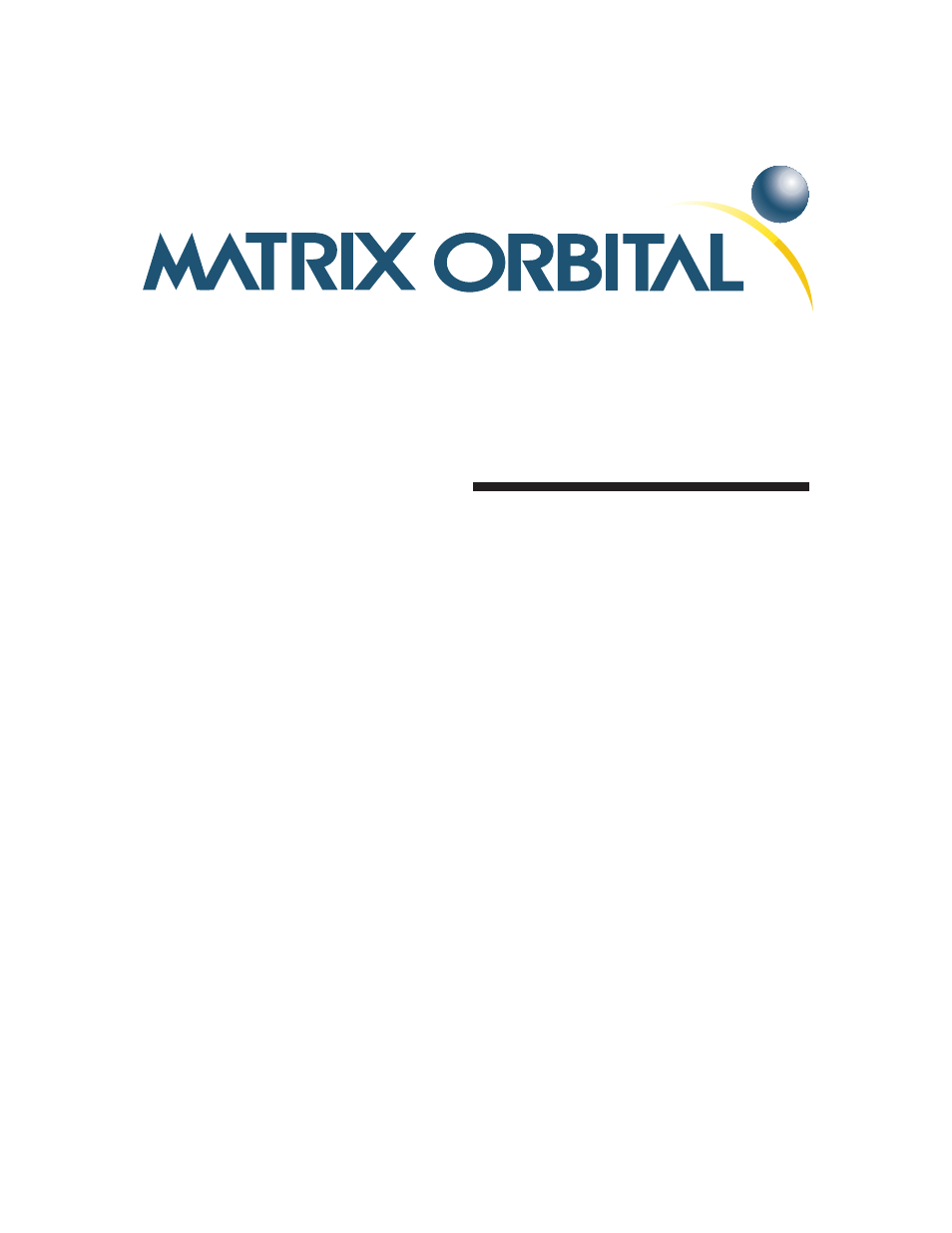 Matrix Orbital GLT240128 Legacy User Manual | 70 pages