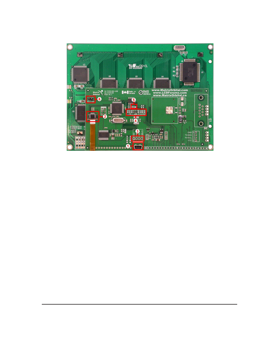 1 communication connectors | Matrix Orbital GLT240128 Legacy User Manual | Page 13 / 70