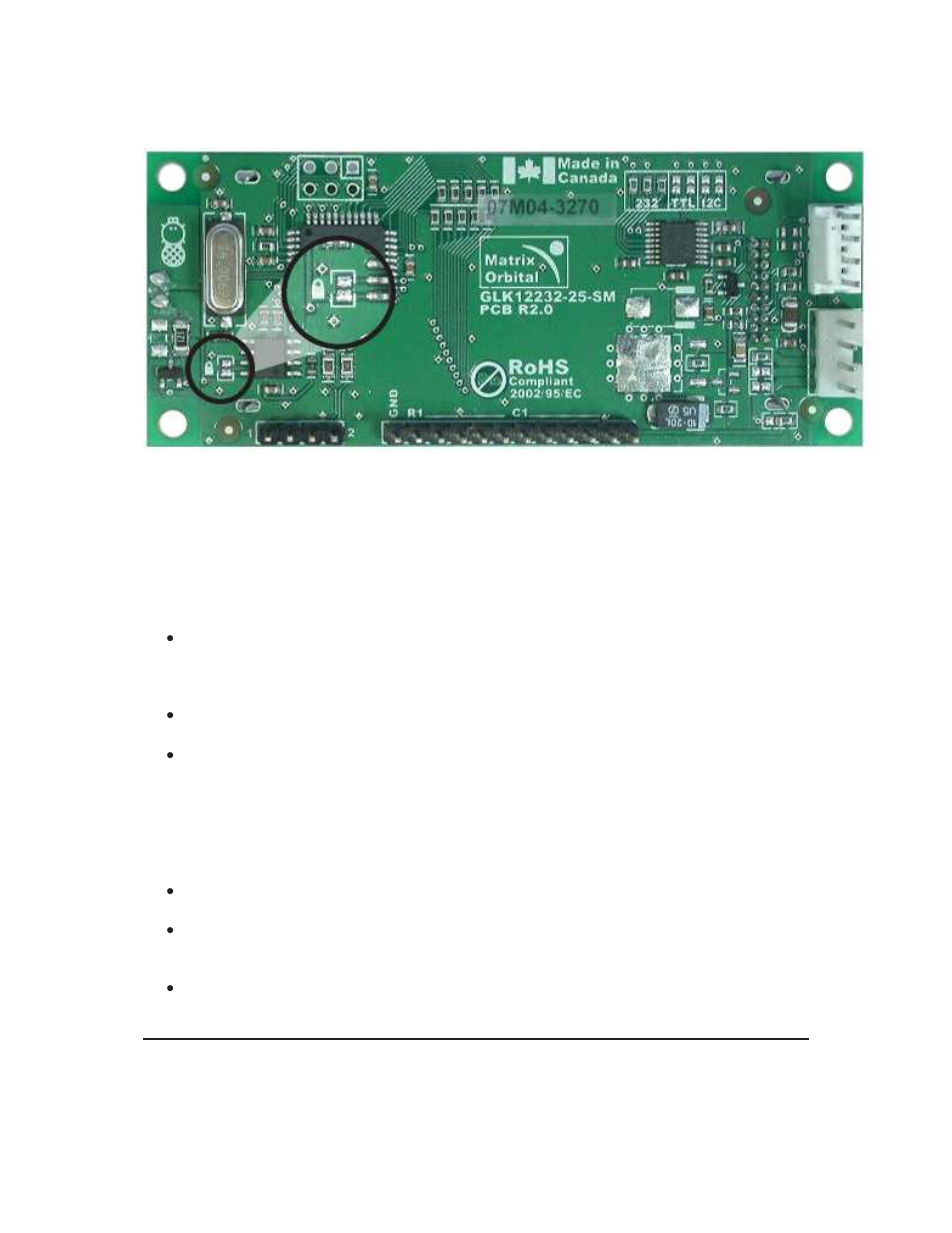 3troubleshooting, 2 the display module is not communicating | Matrix Orbital GLK12232-25-SM User Manual | Page 17 / 70