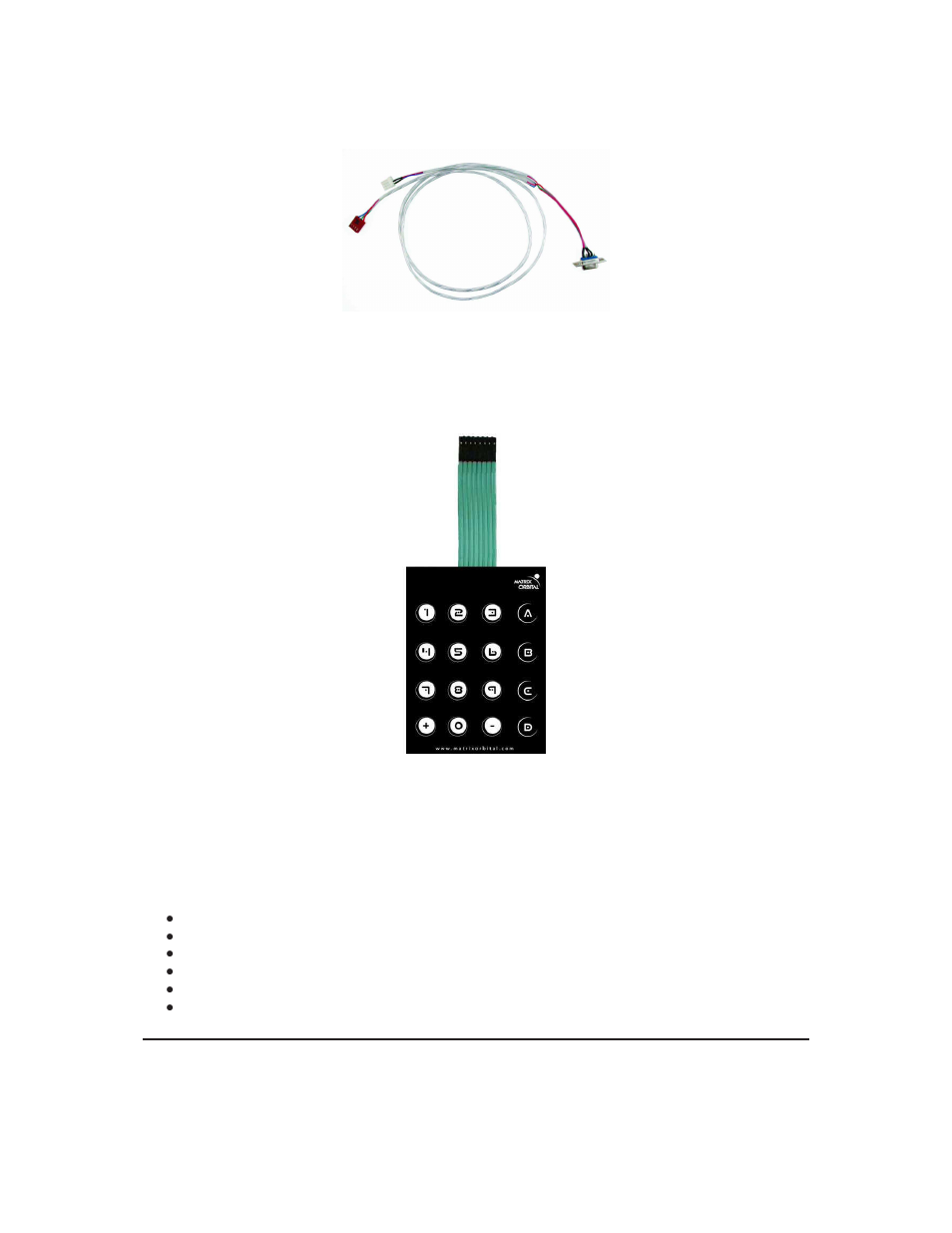 3 features | Matrix Orbital GLK12232-25-SM User Manual | Page 8 / 70